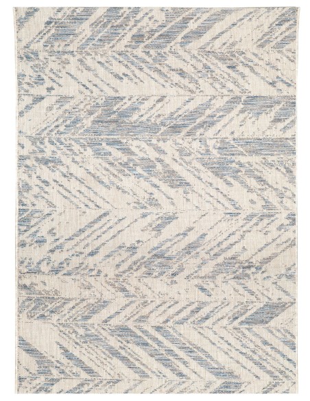 RUG VIVARAISE EVORA OUT ACIER 120x170 100% POLYPROPYLENE