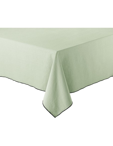 TABLECLOTH WINKLER GRACE CELADON 170x300 100% COTTON