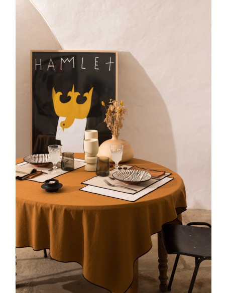 ΠΕΤΣΕΤΑ ΚΟΥΖΙΝΑΣ WINKLER GRACE CARAMEL 40x40 100% ΒΑΜΒΑΚΙ