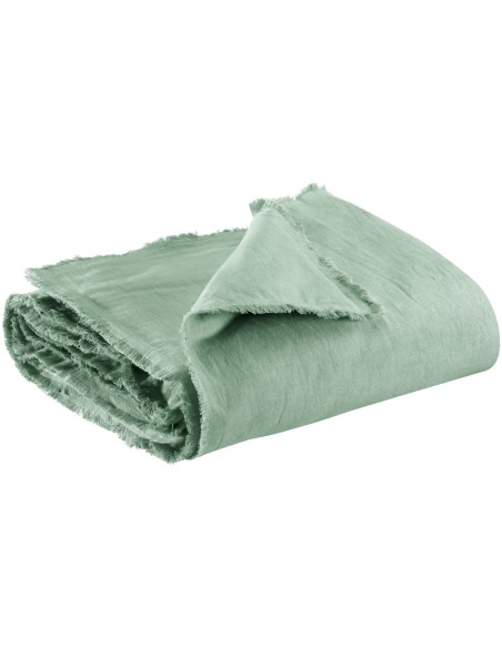 ΑΝΩΣΤΡΩΜΑ ΚΑΝΑΠΕ VIVARAISE LALY OPALINE 85x200 50% ΛΙΝΟ 50% ΒΑΜΒΑΚΙ