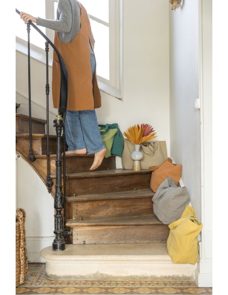 ΤΣΑΝΤΑ WINKLER GRACE VERT JARDIN 35x40x15 100% COTTON