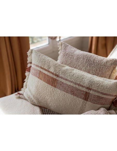 CUSHION VIVARAISE JANE MULTI SIENNE 40x65 100% RECYCLED COTTON