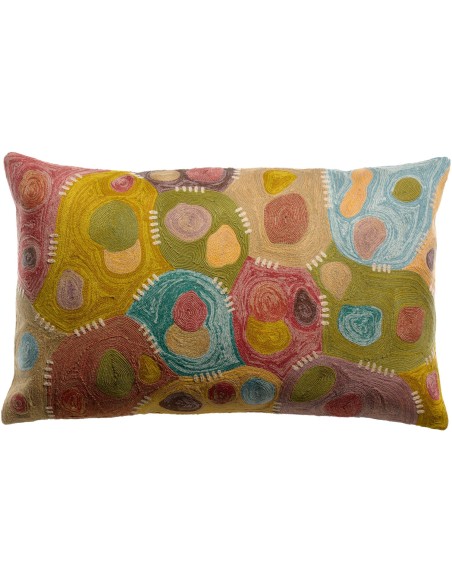 HANDMADE CUSHION VIVARAISE NESTOR MINERAL 40x65 100% COTTON