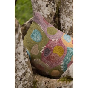 HANDMADE CUSHION VIVARAISE NESTOR MINERAL 45x45 100% COTTON 2