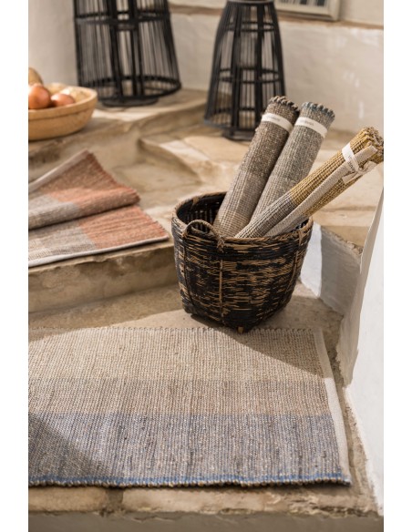 ΧΑΛΙ VIVARAISE KARAN MYOSOTIS 160x230 80% SEAGRASS 20% ΒΑΜΒΑΚΙ