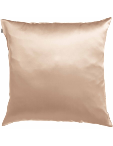 ΜΕΤΑΞΩΤΗ ΜΑΞΙΛΑΡΟΘΗΚΗ ASHLEY LATTE 65x65  100% ΜΕΤΑΞΙ ΜΟΥΡΙΑΣ