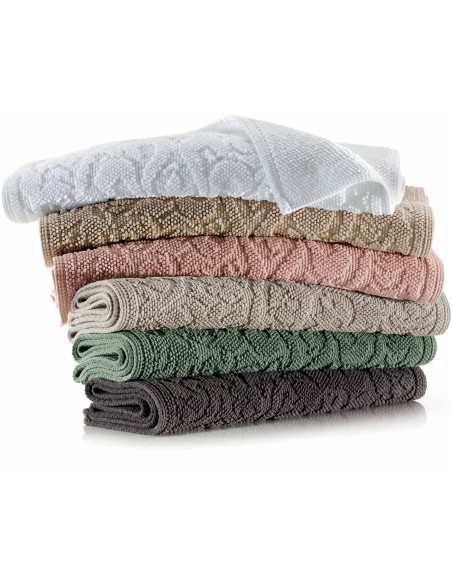 BATHMAT VIVARAISE GILDA CARBONE 54x64 100% COTTON