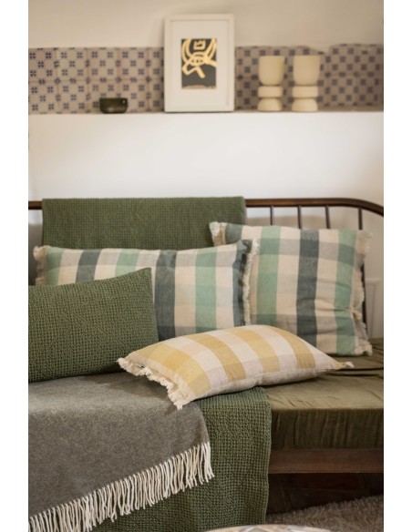 CUSHION VIVARAISE MAIA EUCALYPTUS 30x50 100% COTTON