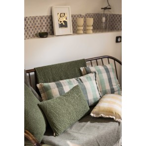 THROW VIVARAISE MAIA EUCALYPTUS 180×260 100% RECYCLED COTTON 2