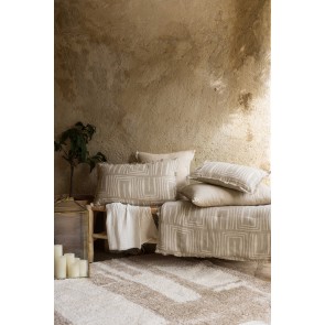 THROW VIVARAISE TINA NATUREL 135x200 100% LINEN 2