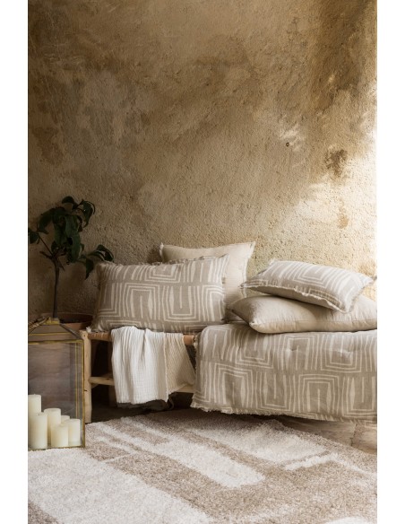 ΡΙΧΤΑΡΙ VIVARAISE TINA NATUREL 135x200 100% ΛΙΝΟ