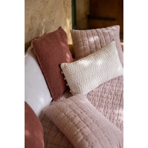 BEDCOVER VIVARAISE CAMBRA TERRACOTTA 180x260 100% COTTON 2