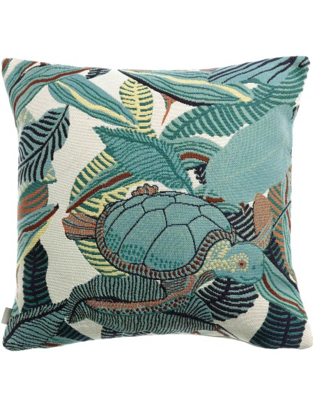 CUSHION VIVARAISE DORI LAGON 45x45 100% JACQUARD