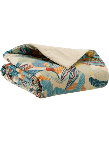 ΑΝΩΣΤΡΩΜΑ VIVARAISE DORI LAGON 85x200 55% ΛΙΝΟ 45% ΒΑΜΒΑΚΙ