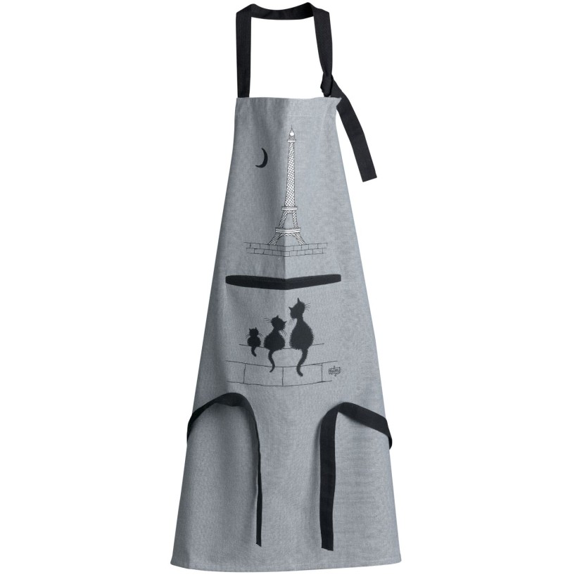 DUBOUT CHATS TOUR EIFFEL GRIS 72x85 APRON Σ147 1790000000