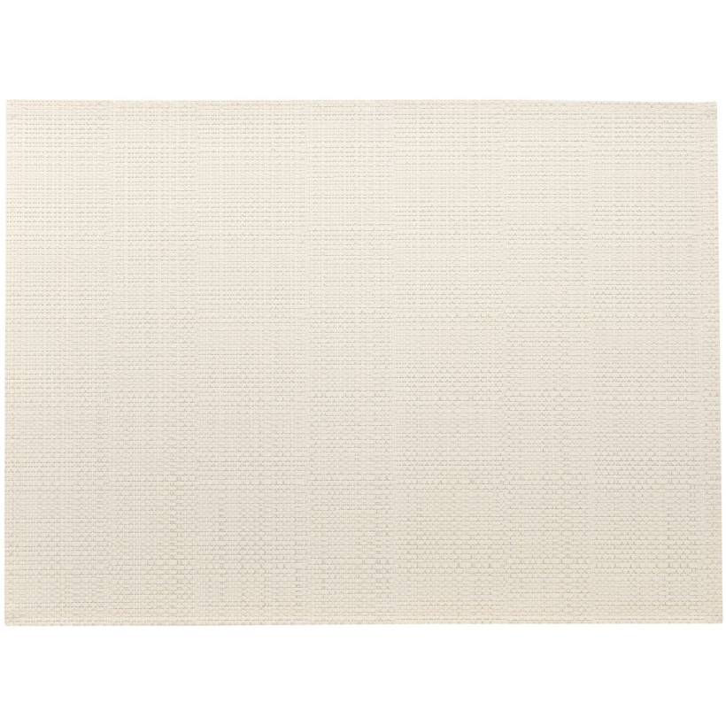 PLACE MAT WINKLER CANNA NEIGE/ARGENT 33×45 75%PVC 25%POLYESTER
