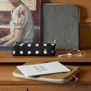 PENCIL CASE LA CERISE MIA CAVIAR ORGANIC COTTON 2