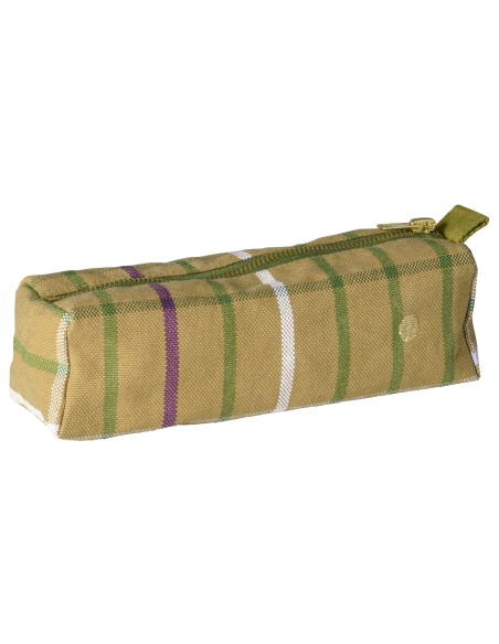 PENCIL CASE LA CERISE SCOTTY MARRON ORGANIC COTTON