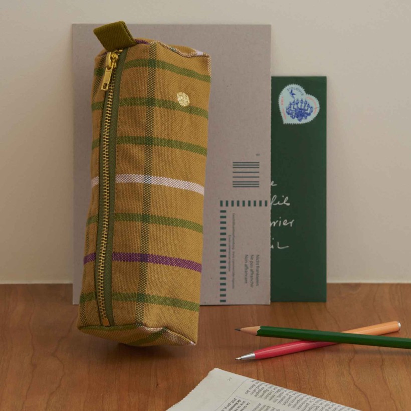 PENCIL CASE LA CERISE SCOTTY MARRON...