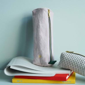 PENCIL CASE LA CERISE IONA POIVRE ROSE ORGANIC COTTON 2