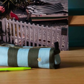 PENCIL CASE LA CERISE RITA MATCHA ORGANIC COTTON 2