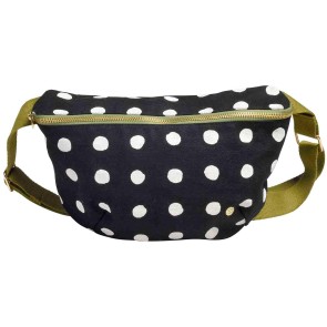 BUM BAG LA CERISE MIA CAVIAR 28x19 ORGANIC COTTON