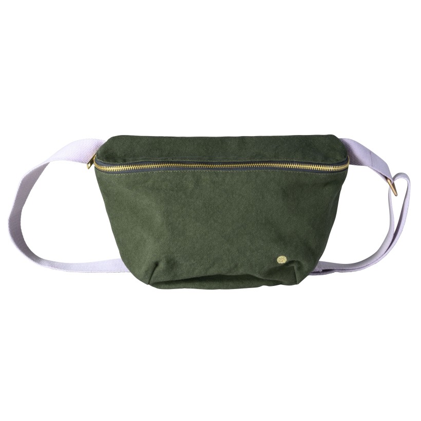 BUM BAG LA CERISE IONA KALE 28x19 ORGANIC COTTON