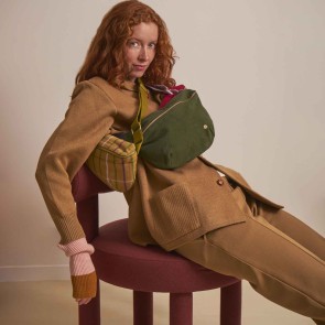 ΤΣΑΝΤΑΚΙ ΜΕΣΗΣ LA CERISE IONA ΠΡΑΣΙΝΟ 28X19 ΑΠΟ ΟΡΓΑΝΙΚΟ... 2