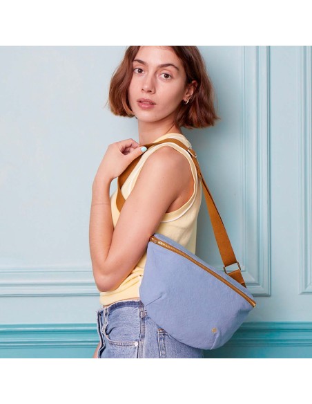 BUM BAG LA CERISE IONA BLUETIFUL 28x19 ORGANIC COTTON