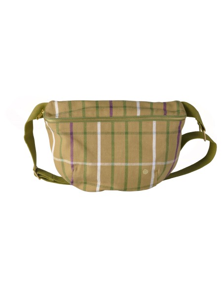 BUM BAG LA CERISE SCOTTY MARRON 28x19 ORGANIC COTTON