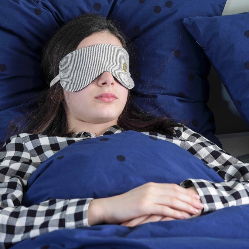 SLEEP MASK LA CERISE EYES LILAS 20x8