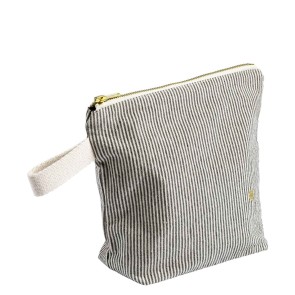 TOILETRY BAG LA CERISE FINETTE CAVIAR  22x18 ORGANIC COTTON