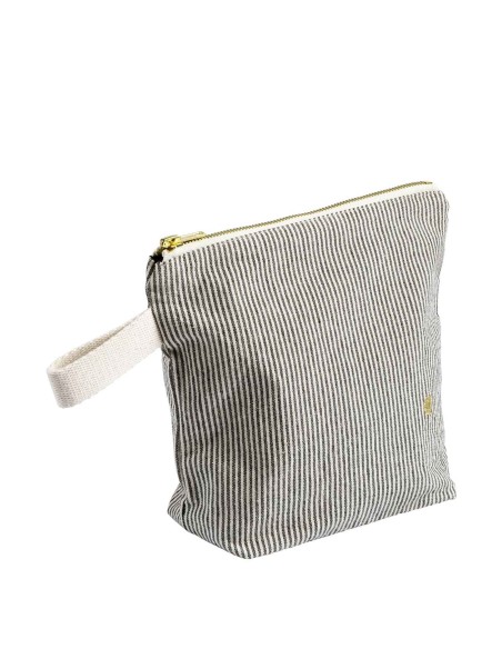 TOILETRY BAG LA CERISE FINETTE CAVIAR  22x18 ORGANIC COTTON