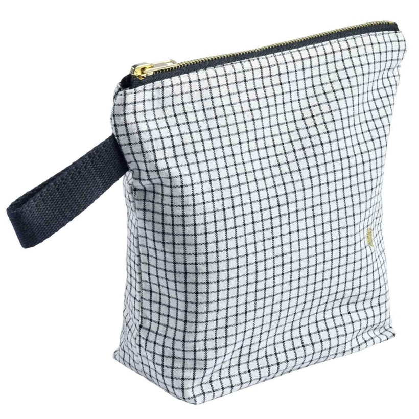 TOILETRY BAG LA CERISE GUSTAVE CAVIAR 22x18 ORGANIC COTTON