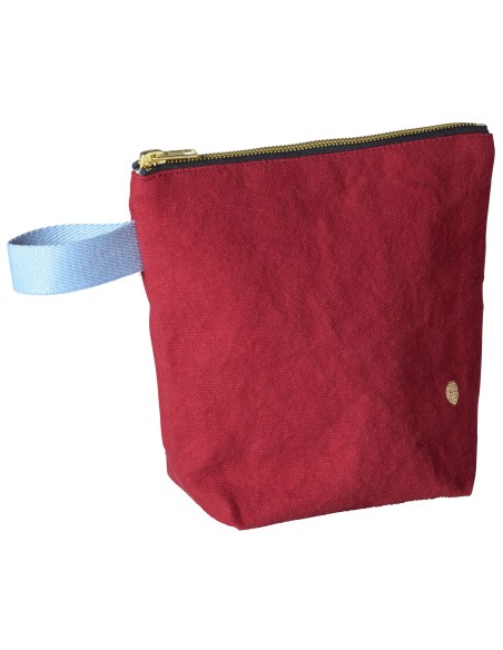TOILETRY BAG LA CERISE IONA CHERRY 22x18 ORGANIC COTTON