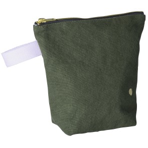 TOILETRY BAG LA CERISE IONA KALE 22x18 ORGANIC COTTON