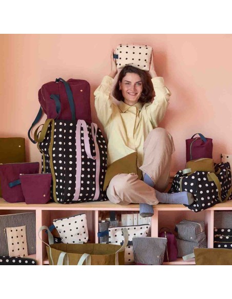 TOILETRY BAG LA CERISE MIO 28x23 ORGANIC COTTON