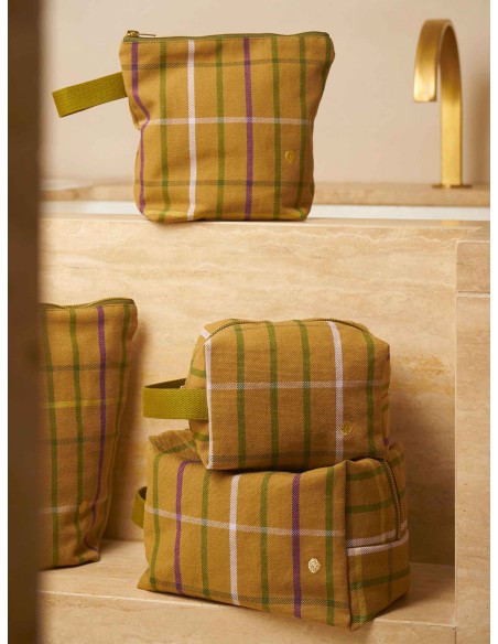 TOILETRY BAG LA CERISE SCOTTY 28x23 ORGANIC COTTON