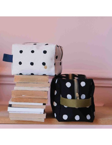 TOILETRY BAG LA CERISE MIA 28x23 ORGANIC COTTON