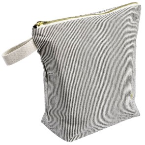 TOILETRY BAG LA CERISE FINETTE CAVIAR 28x23 ORGANIC COTTON