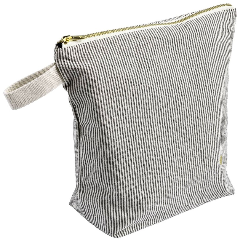 TOILETRY BAG LA CERISE FINETTE CAVIAR 28x23 ORGANIC COTTON