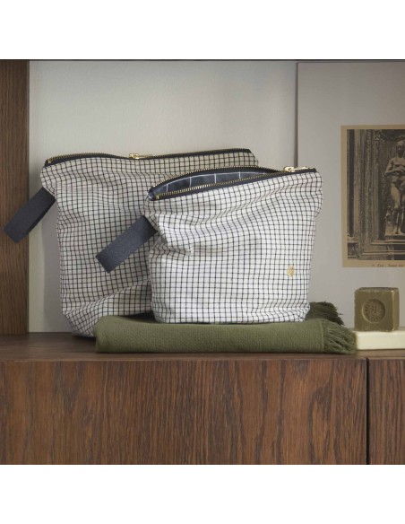 TOILETRY BAG LA CERISE GUSTAVE CAVIAR 28x23 ORGANIC COTTON