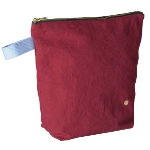 TOILETRY BAG LA CERISE IONA CHERRY 28x23 ORGANIC COTTON