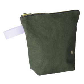 TOILETRY BAG LA CERISE IONA KALE  28x23 ORGANIC COTTON