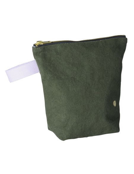 TOILETRY BAG LA CERISE IONA KALE  28x23 ORGANIC COTTON