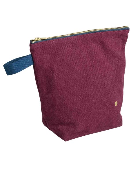 TOILETRY BAG LA CERISE IONA WINE 28x23 ORGANIC COTTON