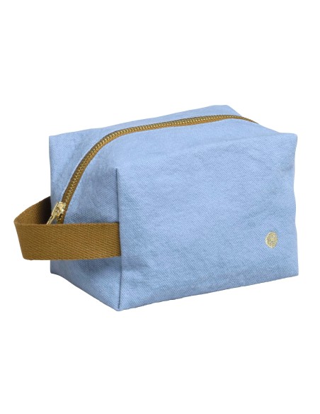 TOILETRY BAG LA CERISE CUBE IONA BLUETIFUL15.50x10 ORGANIC COTTON