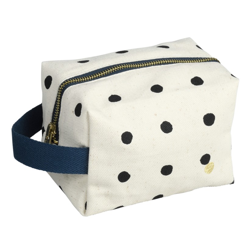 TOILETRY BAG LA CERISE CUBE MIO 15.50x10 ORGANIC COTTON
