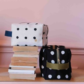 TOILETRY BAG LA CERISE CUBE MIO 15.50x10 ORGANIC COTTON 2