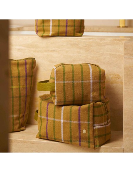 TOILETRY BAG LA CERISE CUBE SCOTTY 15.50x10 ORGANIC COTTON